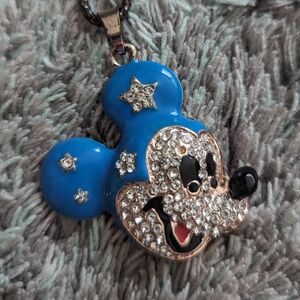 Bejeweled Mickey Mouse pendant